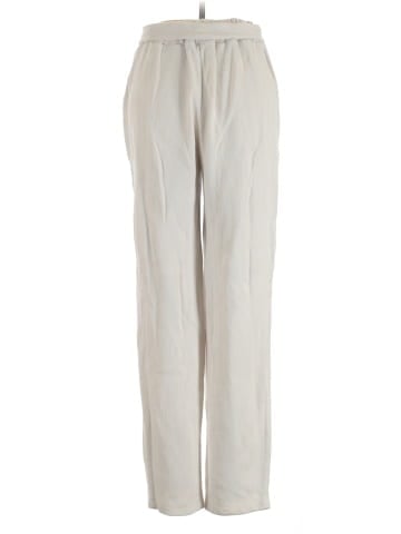 Madewell Brushed Herringbone Jacquard Tie-Waist Tapered Pants (view 2)