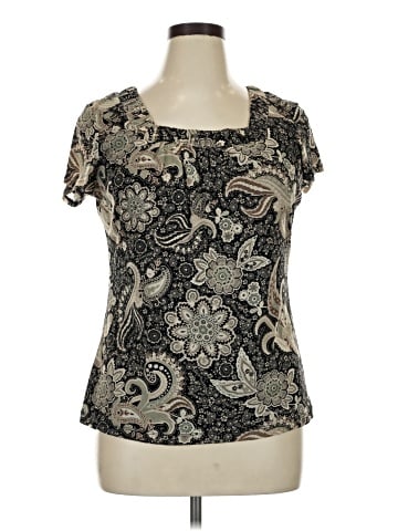 Croft & Barrow Short Sleeve Blouse (view 1)