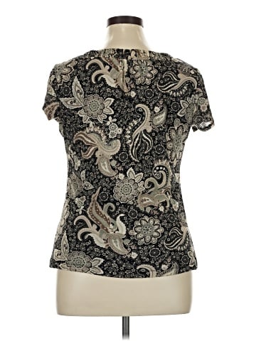 Croft & Barrow Short Sleeve Blouse (view 2)