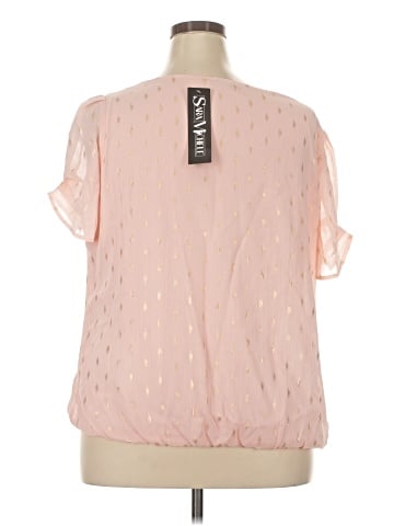 Sara Michelle Short Sleeve Blouse (view 2)