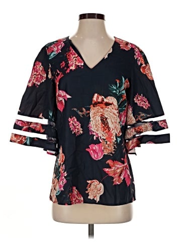 Unbranded 3/4 Sleeve T-Shirt (view 1)