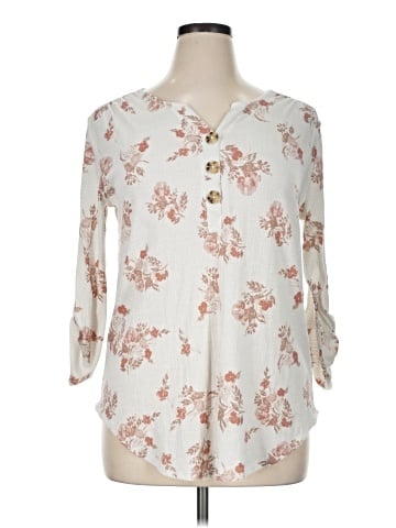 Como Vintage 3/4 Sleeve Blouse (view 1)