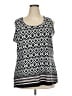 Jones Studio Black Tank Top Size 2X - photo 1