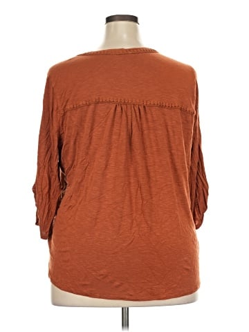 Democracy 3/4 Sleeve Blouse (view 2)