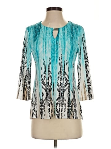 JM Collection 3/4 Sleeve Blouse (view 1)
