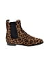 Unutzer Animal Print Brown Ankle Boots Size EU 38 - photo 1