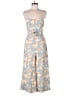H&M 100% Polyester Paisley Blue Jumpsuit Size 6 - photo 1