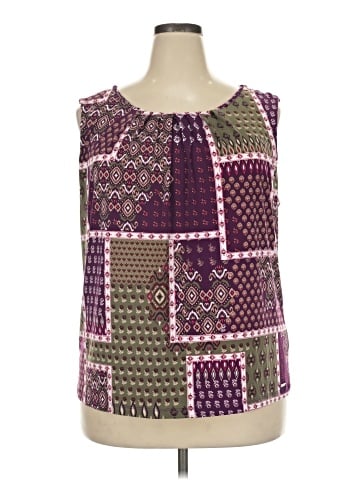 Calvin Klein Sleeveless Blouse (view 1)