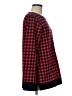 Lands' End Checkered-gingham Red Pullover Sweater Size M - photo 4