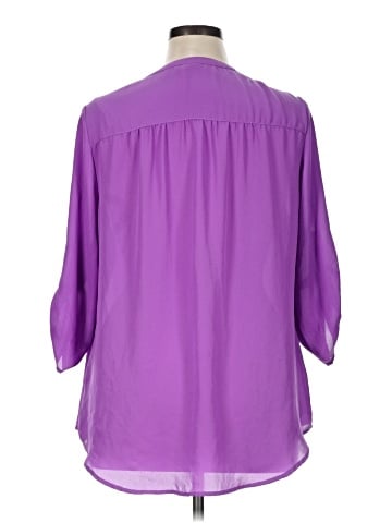 Faded Glory 3/4 Sleeve Blouse (view 2)