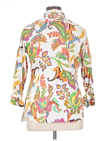 Lauren by Ralph Lauren Long Sleeve Button-Down Shirt (view 2)