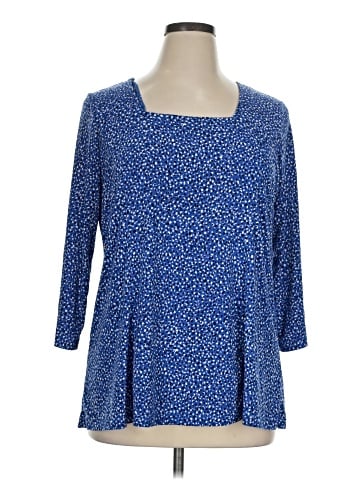 Susan Graver 3/4 Sleeve T-Shirt (view 1)