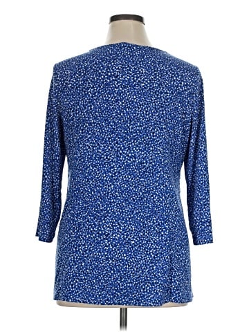 Susan Graver 3/4 Sleeve T-Shirt (view 2)