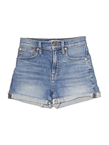 Madewell High-Rise Denim Shorts in Lavista Wash (view 1)