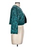 MSK Animal Print Teal Jacket Size 10 - photo 4