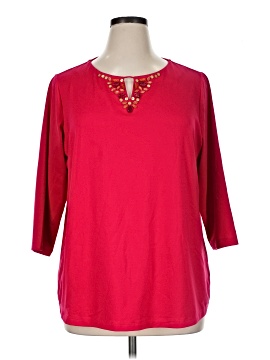 Susan Graver 3/4 Sleeve Top