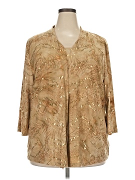Jm Collection 3/4 Sleeve Blouse