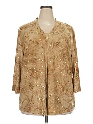 JM Collection 3/4 Sleeve Blouse (view 1)