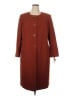 John Meyer 100% Polyester Brown Burgundy Coat Size 20 - photo 1