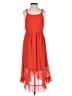 D-Signed 100% Polyester Red Orange Dress Size L (kids) - photo 2