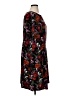 Connected Apparel Floral Black Casual Dress Size 16 - photo 4