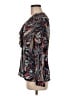 Nic + Zoe 100% Polyester Gray Long Sleeve Blouse Size M - photo 5