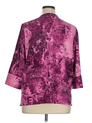 Susan Graver 3/4 Sleeve Blouse (view 2)