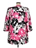 Kasper 100% Polyester Floral Pink Blazer Size 16 - photo 2