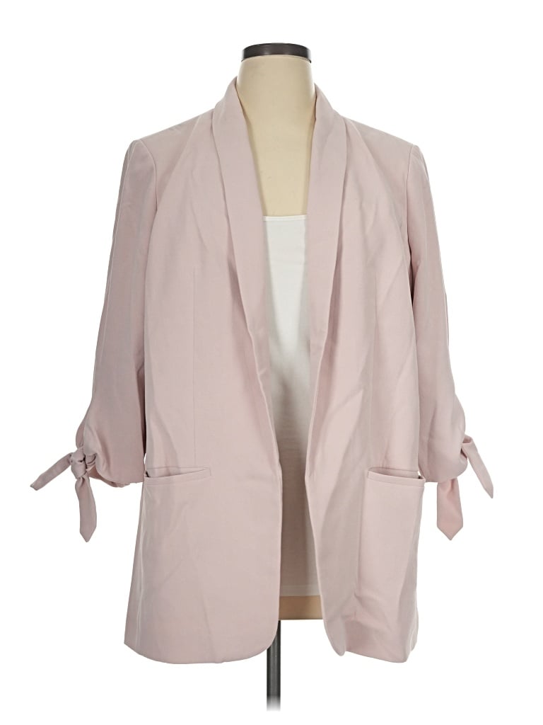 Pre-owned Express Blazer Jacket In Pink