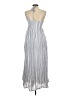 Robert Rodriguez Stripes Silver Casual Dress Size 10 - photo 2