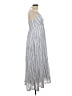 Robert Rodriguez Stripes Silver Casual Dress Size 10 - photo 4