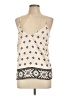 H&M 100% Polyester Ivory Sleeveless Top Size L - photo 1