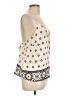 H&M 100% Polyester Ivory Sleeveless Top Size L - photo 4