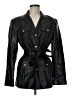 Ann Taylor LOFT 100% Polyester Black Trenchcoat Size M - photo 1