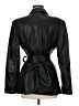 Ann Taylor LOFT 100% Polyester Black Trenchcoat Size M - photo 2