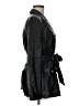 Ann Taylor LOFT 100% Polyester Black Trenchcoat Size M - photo 4