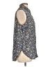 H&M 100% Polyester Paisley Blue Sleeveless Blouse Size 10 - photo 4