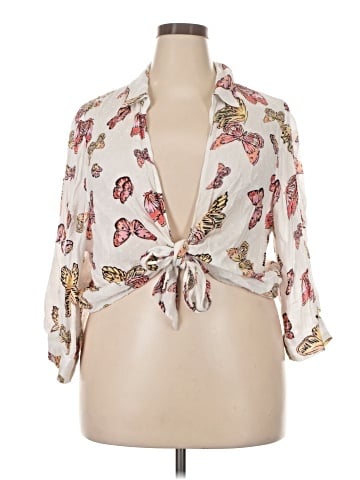Cato 3/4 Sleeve Blouse (view 1)