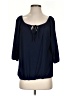 Star Vixen Blue 3/4 Sleeve Blouse Size S - photo 1