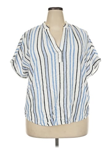A New Day Short Sleeve Blouse (view 1)