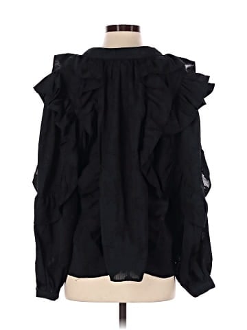 Topshop Long Sleeve Blouse (view 2)