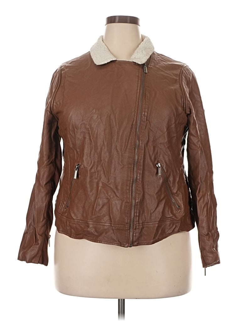 Pre-owned Torrid Jacket In Brown