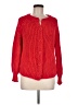 Unbranded 100% Polyester Red Cardigan Size M - photo 1