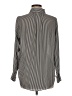 H&M 100% Polyester Stripes Silver Long Sleeve Blouse Size XS - photo 2