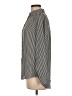 H&M 100% Polyester Stripes Silver Long Sleeve Blouse Size XS - photo 5