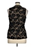 Venus Black Sleeveless Blouse Size XL - photo 2