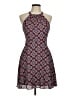Express 100% Polyester Paisley Blue Cocktail Dress Size 6 - photo 1