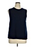 J. McLaughlin 100% Wool Blue Sleeveless Top Size XL - photo 1