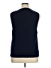 J. McLaughlin 100% Wool Blue Sleeveless Top Size XL - photo 2