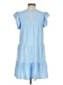 Altar'd State 100% Polyester Solid Blue Casual Dress Size XS - photo 2